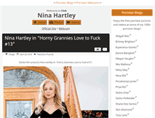 Tablet Screenshot of clubninahartley.com